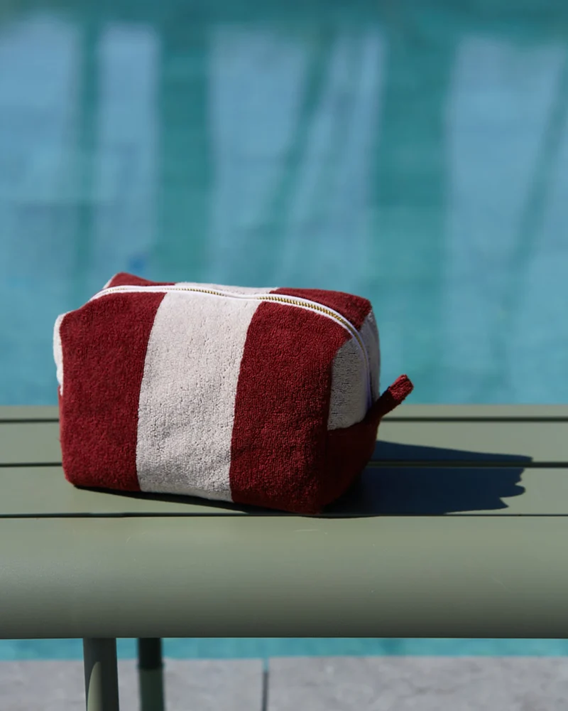 Kosmetiktasche Bio-Baumwolle La Handtuch Paris Riviera zum Personalisieren