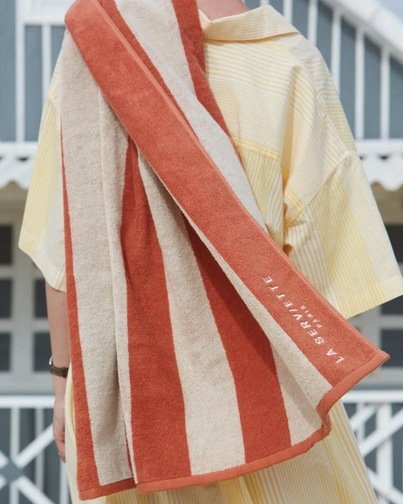 Handtuch für den Strand 90x170 La Handtuch Paris zum Personalisieren