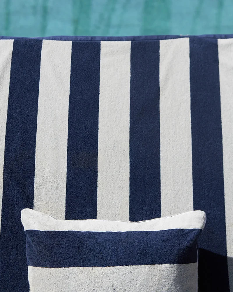 Handtuch 90x200 cm Rayures Riviera zum Personalisieren