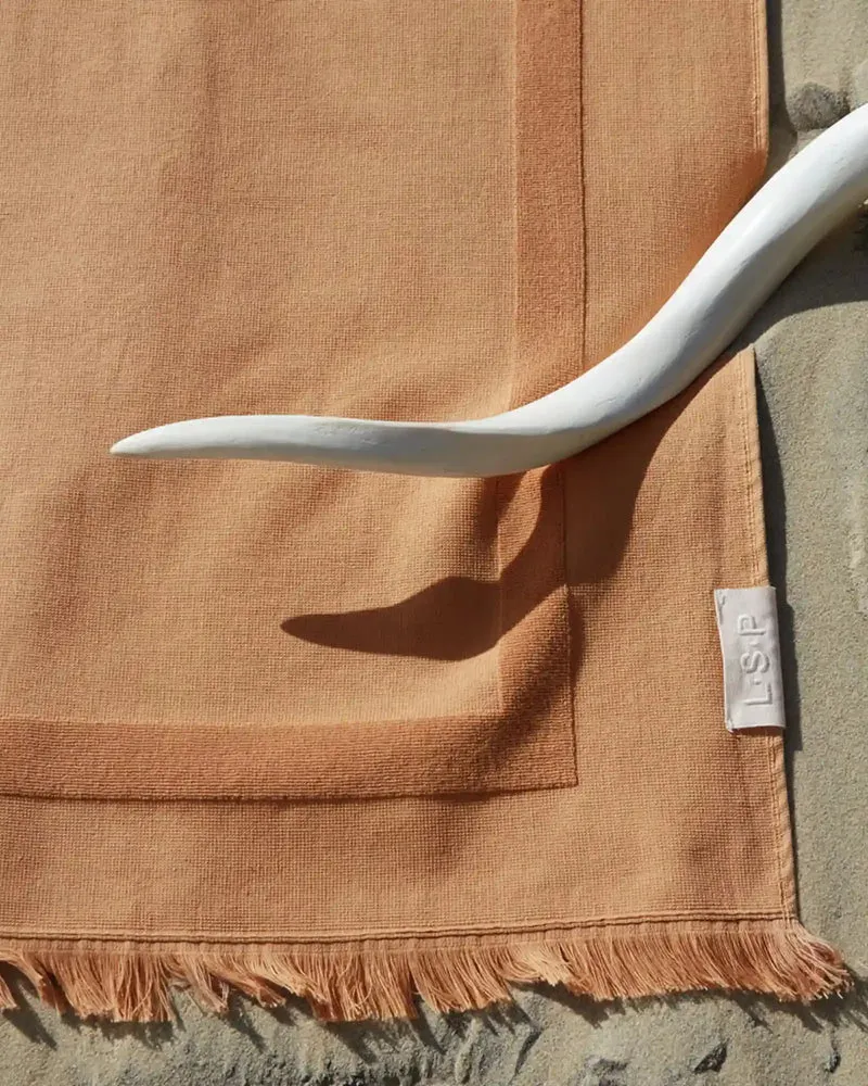 Strandtuch bi-Material 90x200 La Handtuch Paris zum Personalisieren