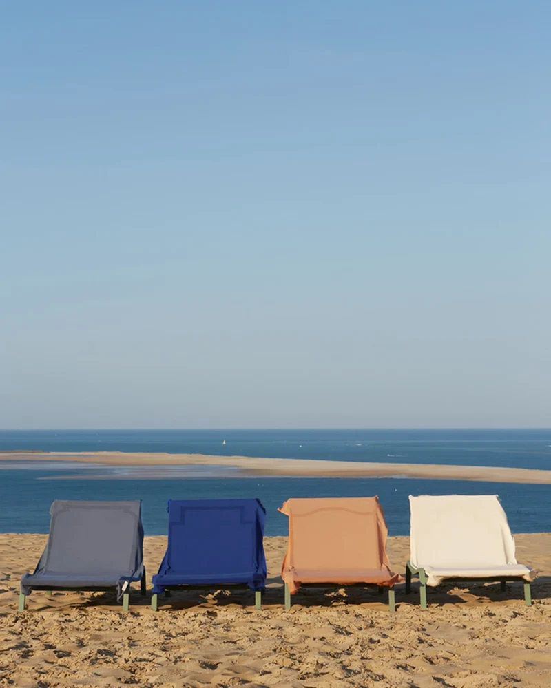 Strandtuch bi-Material 90x200 La Handtuch Paris zum Personalisieren