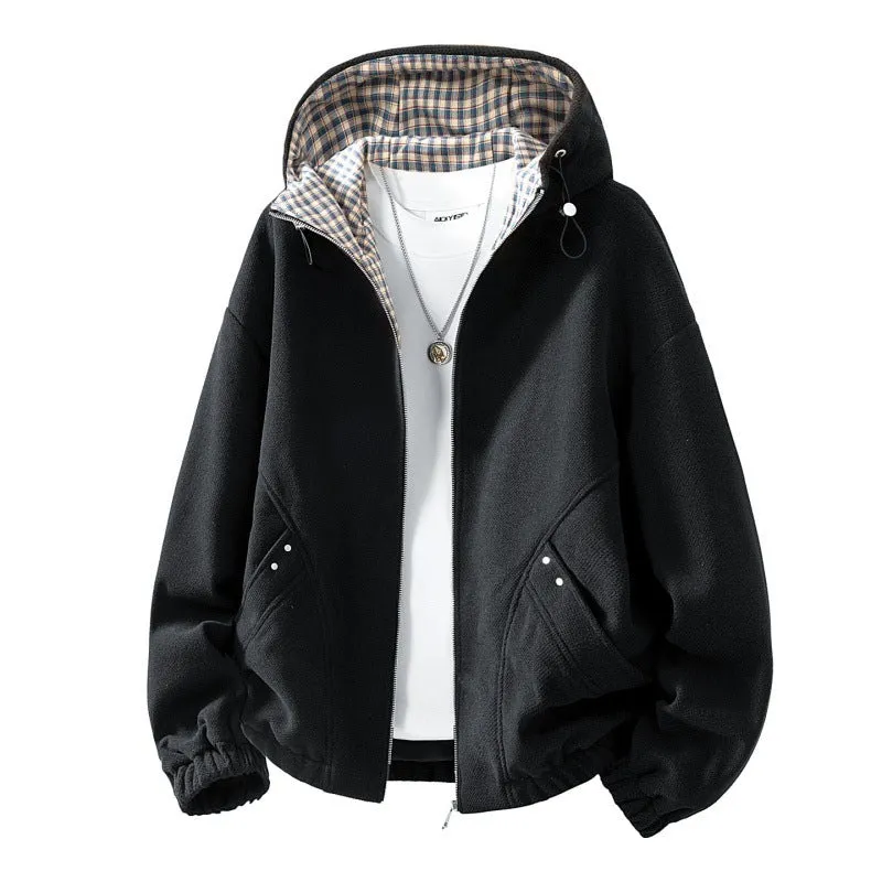 Damen Stylische Übergangsjacke mit Fleecefutter Drune