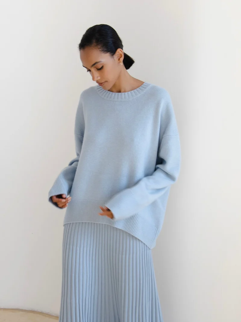 Damen Oversized Pullover mit weichem Feinstrick Drune