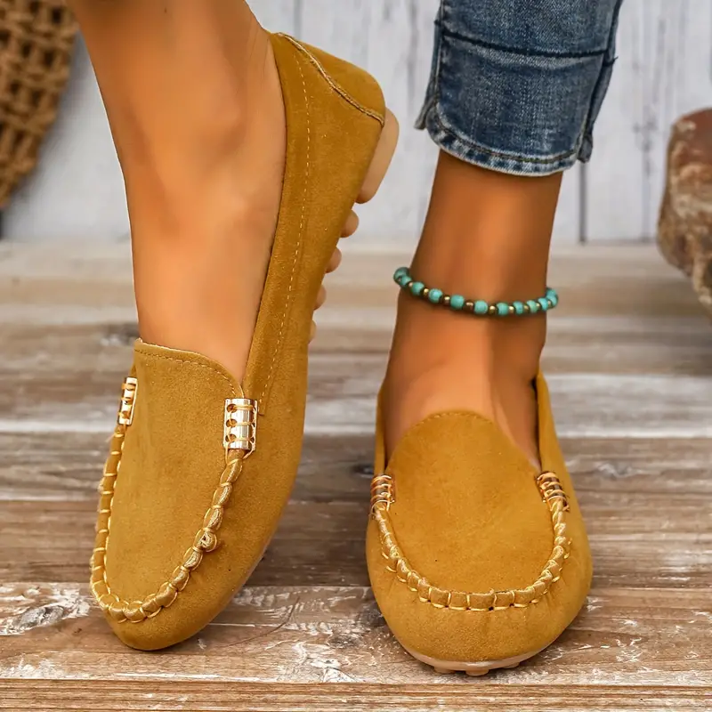 Lars Leichtgewicht Wildlederschuhe mit rutschfester flacher Sohle Drune