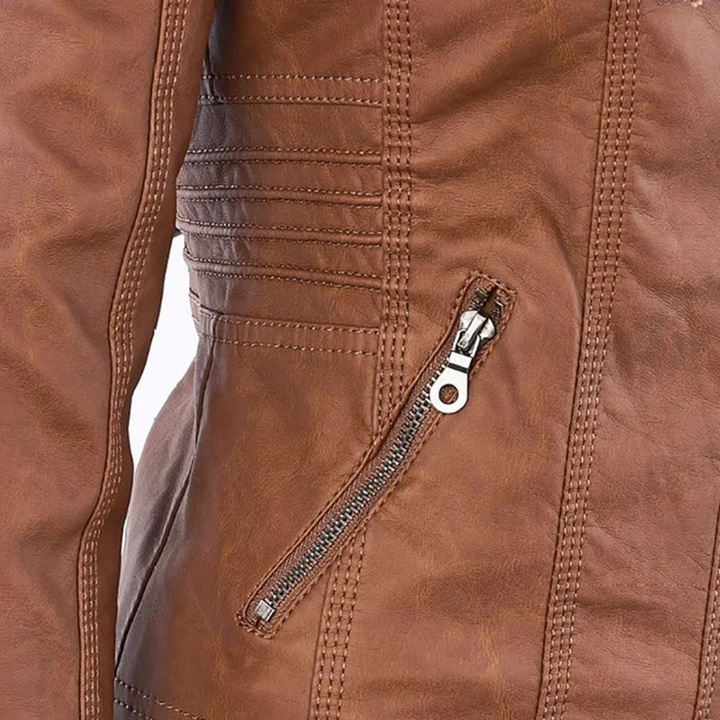 Drune | Bikerjacke Mit Kapuze Für Damen - Winter