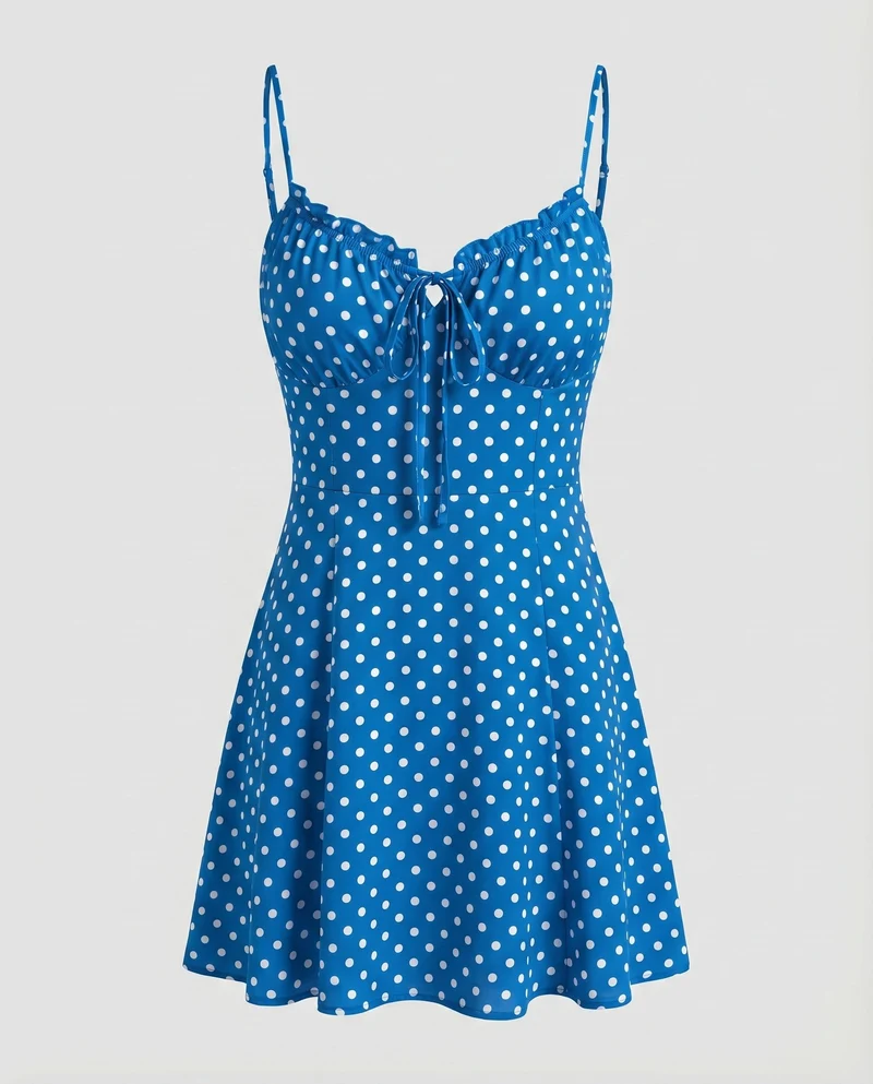 Damen Minikleid Herzausschnitt Gerafftes Bustier Bindeband