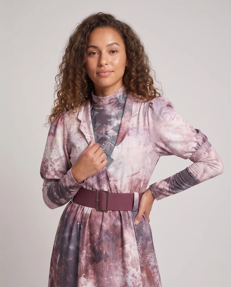 Frauen Mode Statement Kleid Drune