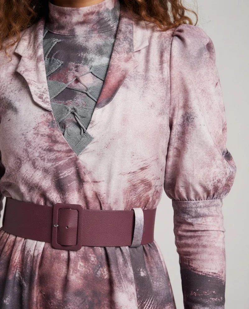 Frauen Mode Statement Kleid Drune