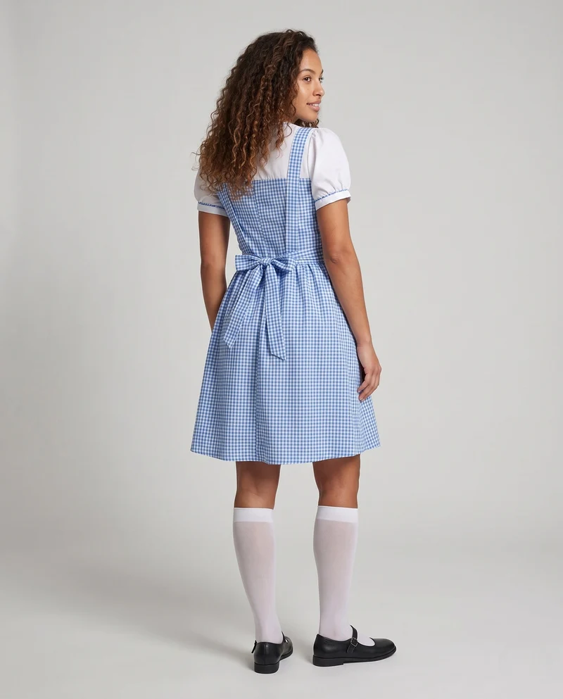 Damen Freizeitkleid mit kariertem Muster Drune