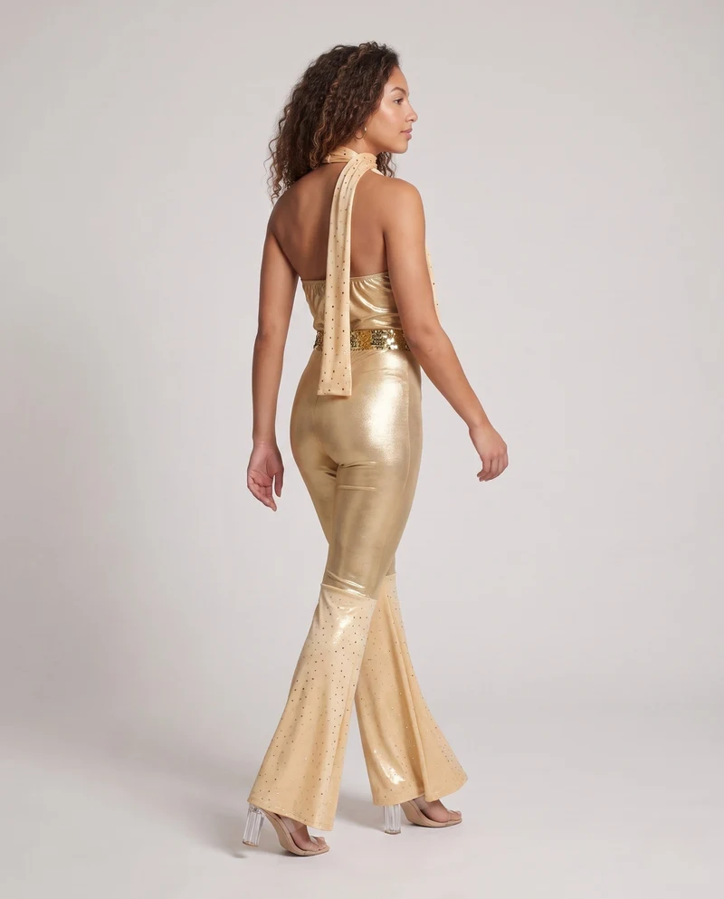 Frauen Glamouröses Jumpsuit Drune
