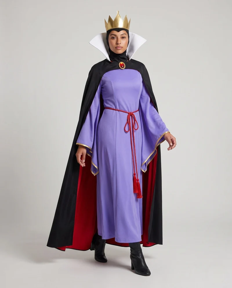 Damen Märchenballkleid mit transparenten Ärmeln Drune
