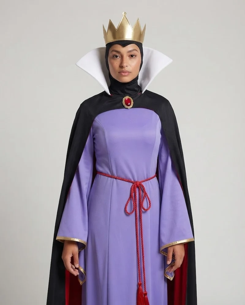 Damen Märchenballkleid mit transparenten Ärmeln Drune