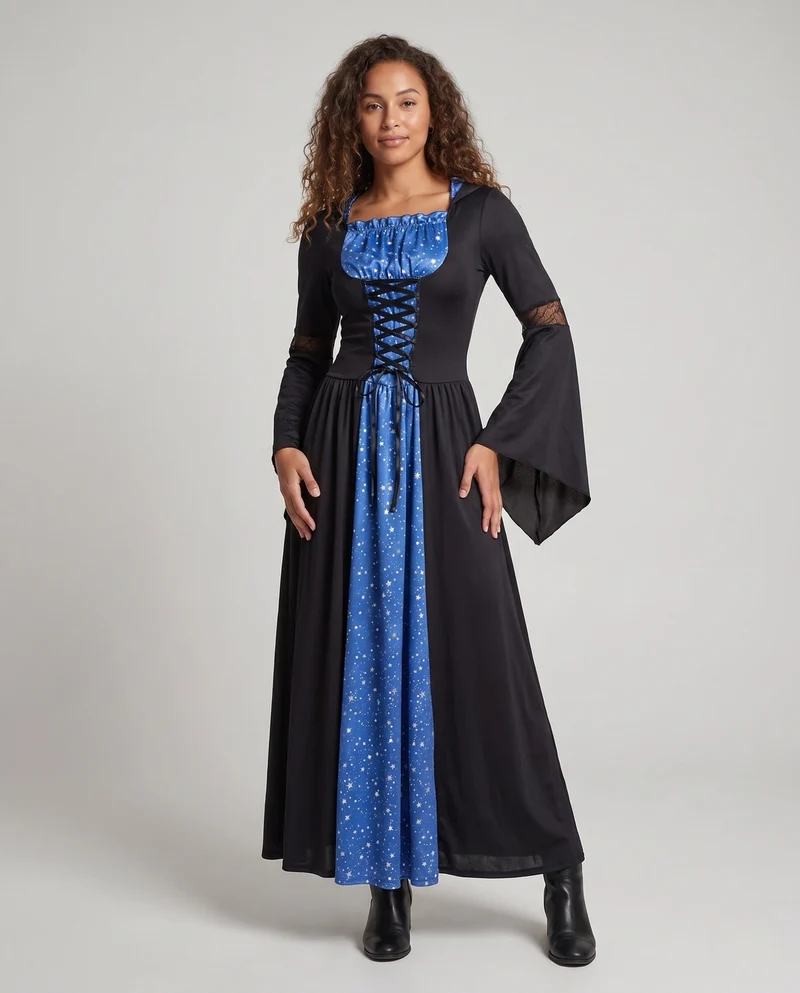 Frauen Märchen historisches Kleid Drune