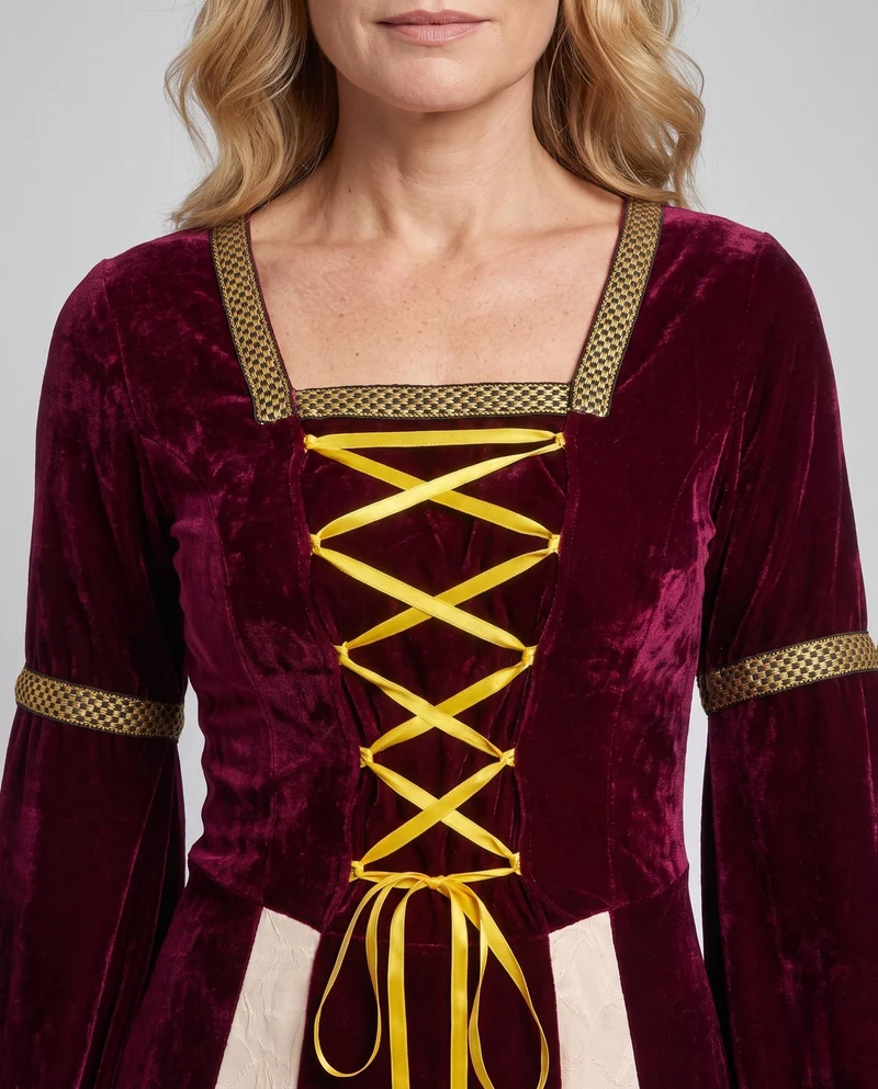 Frauen Mittelalter Zauberer Kleid Drune