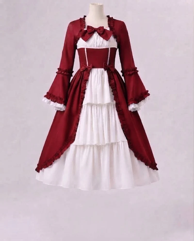 Damen Romantisches Hochzeitskleid Drune