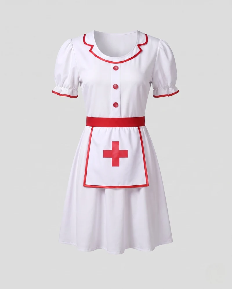 Frauen sexy Krankenschwesternkleid Drune