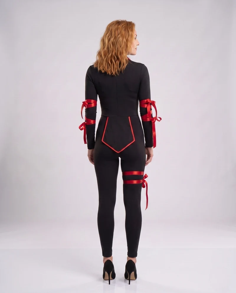 Frauen stilvolles Ninja-Kostüm Drune