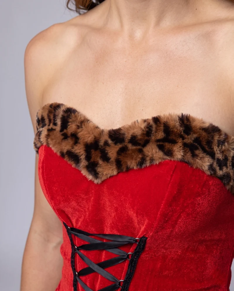 Damen Verspielt Sexy Kostüm Kleid Drune