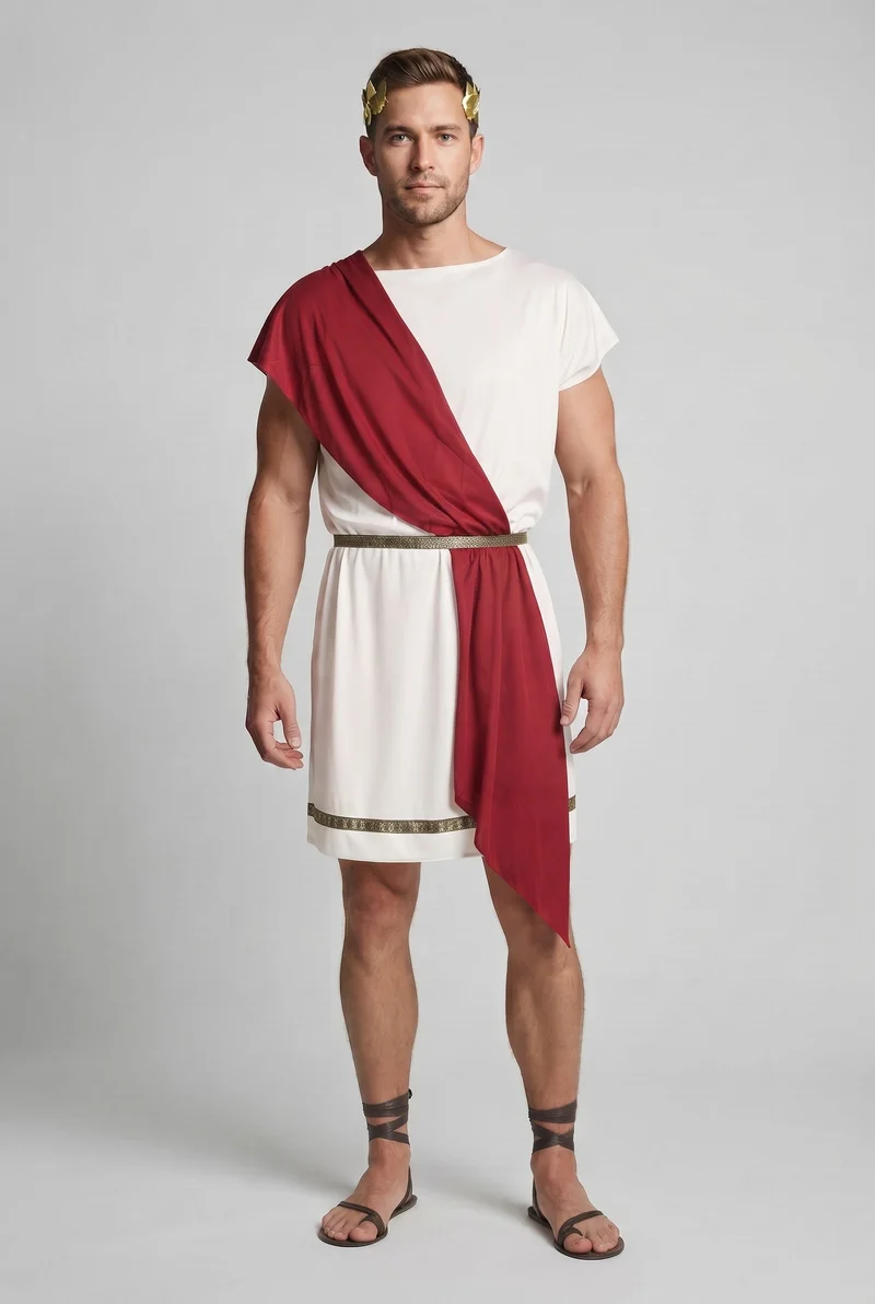 Herren Antikes Gladiatoren Kostüm Drune