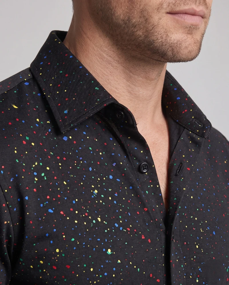 Herren Disco-Kostüm mit Glitzerdetails Drune