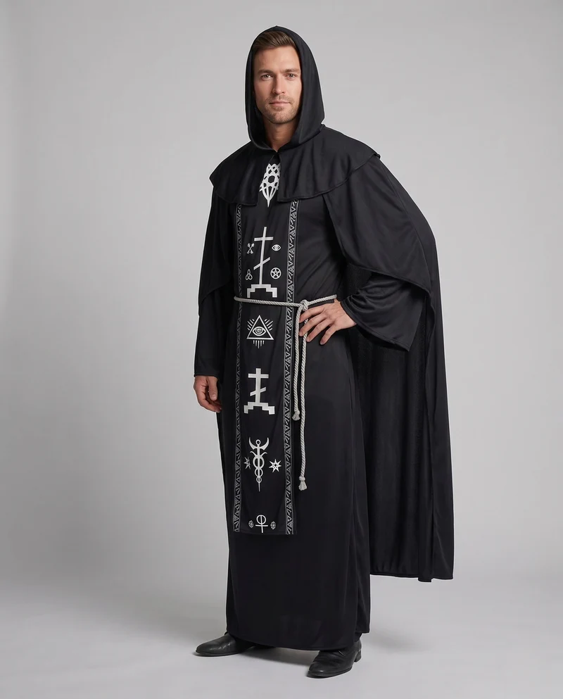Männliches mystisches Ritualkostüm Drune