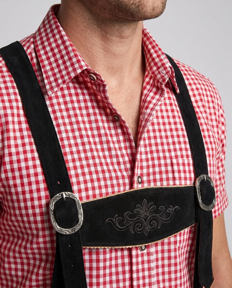 Herren Trachten Shorts mit aufwendiger Stickerei Drune
