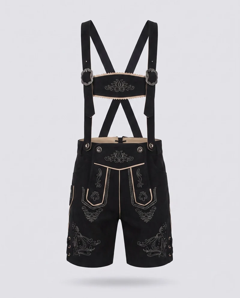 Herren Trachten Shorts mit aufwendiger Stickerei Drune