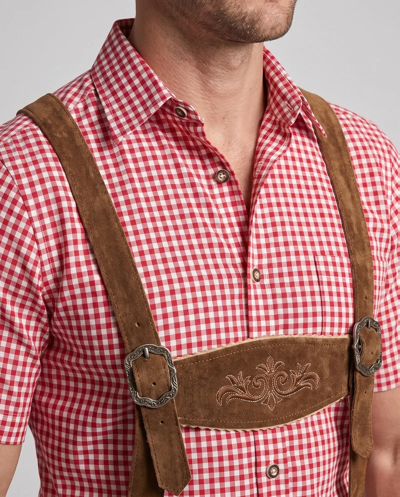 Herren Trachten Shorts mit aufwendiger Stickerei Drune