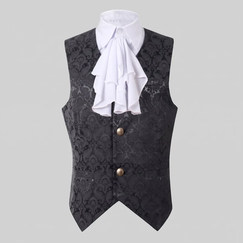 Elegantes Satin-Westen für Damen mit Rüschendetails Drune