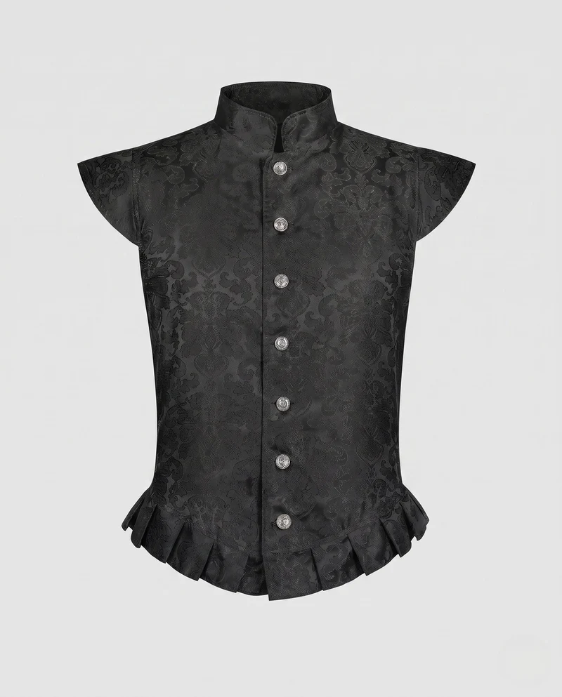 Damen eleganter steppweste mit kunstvollen Verzierungen Drune