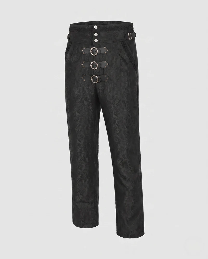 Elegante Stoffhose für Damen mit dekorativem Muster Drune