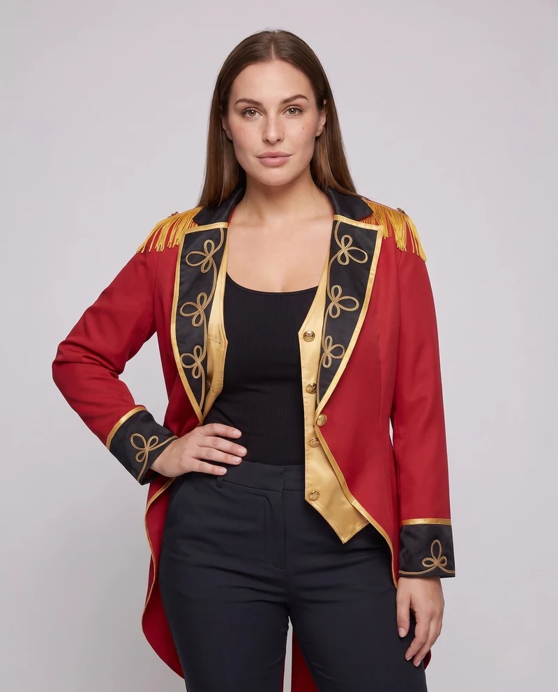 Damen elegante Zirkusjacke Drune