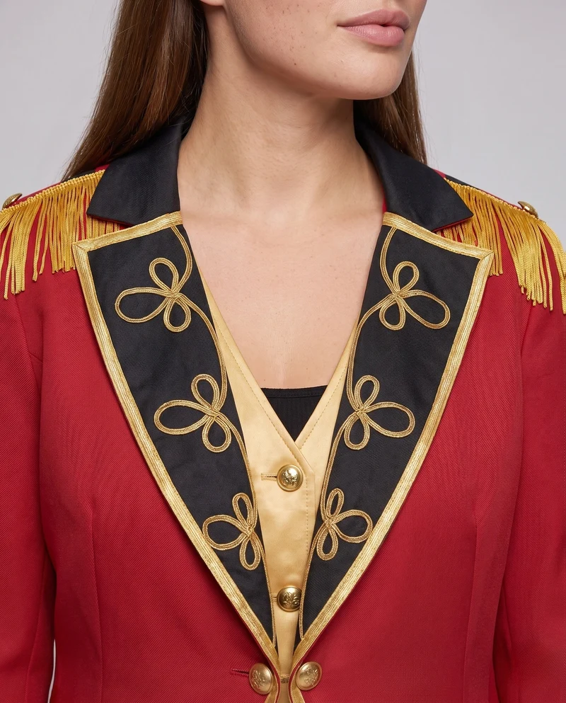 Damen elegante Zirkusjacke Drune