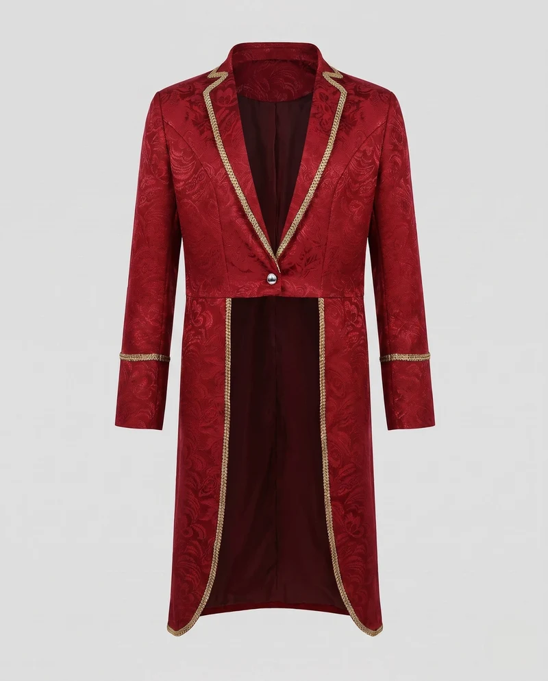 Damen Eleganter Blazer Mantel mit goldenem Detail Drune
