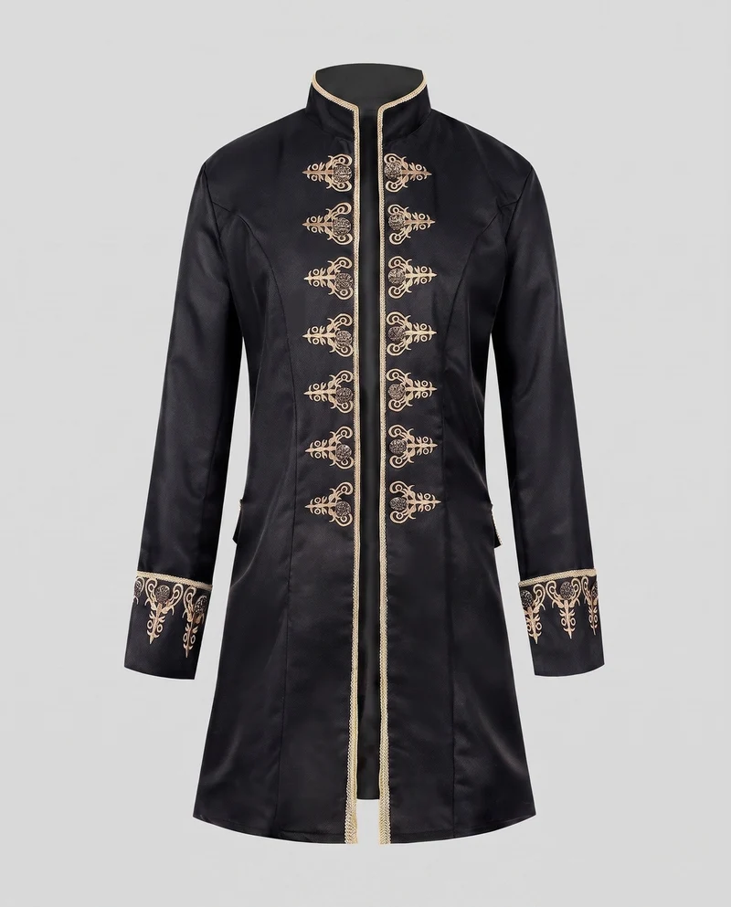 Damen elegante Frack mit aufwendigen Verzierungen Drune 1786463328