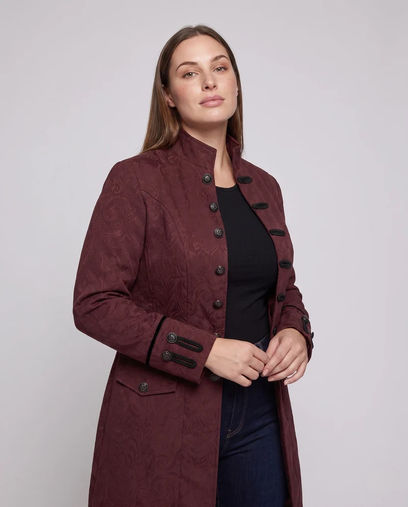 Damen elegante Frack mit aufwendigen Verzierungen Drune 1786463385
