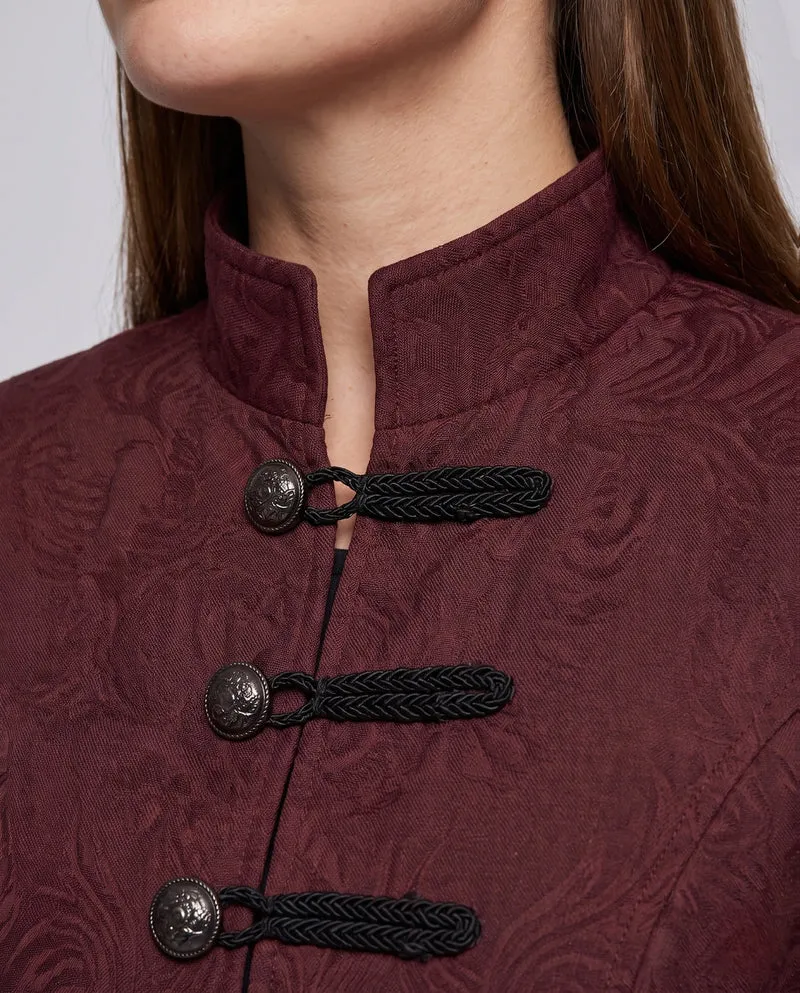 Damen elegante Frack mit aufwendigen Verzierungen Drune 1786463385
