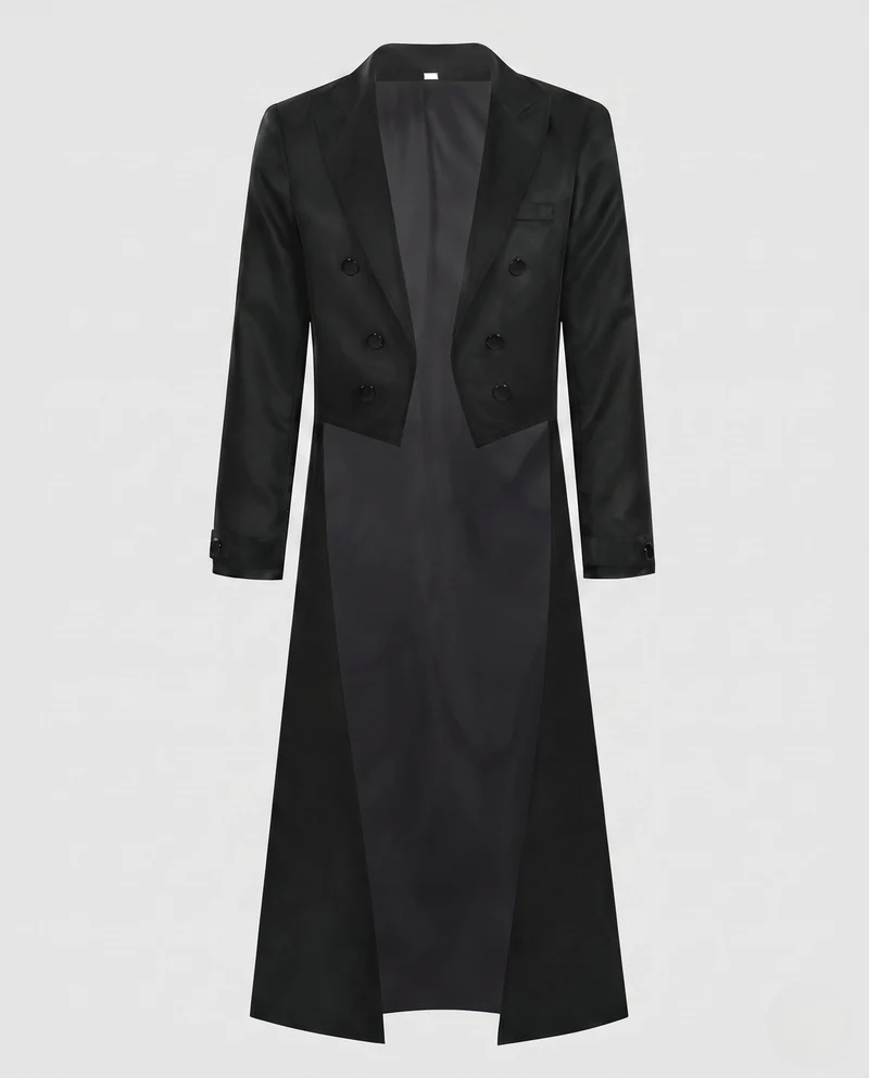 Elegante Damen Steppjacke mit asymmetrischem Saum und dekorativen Knöpfen Drune
