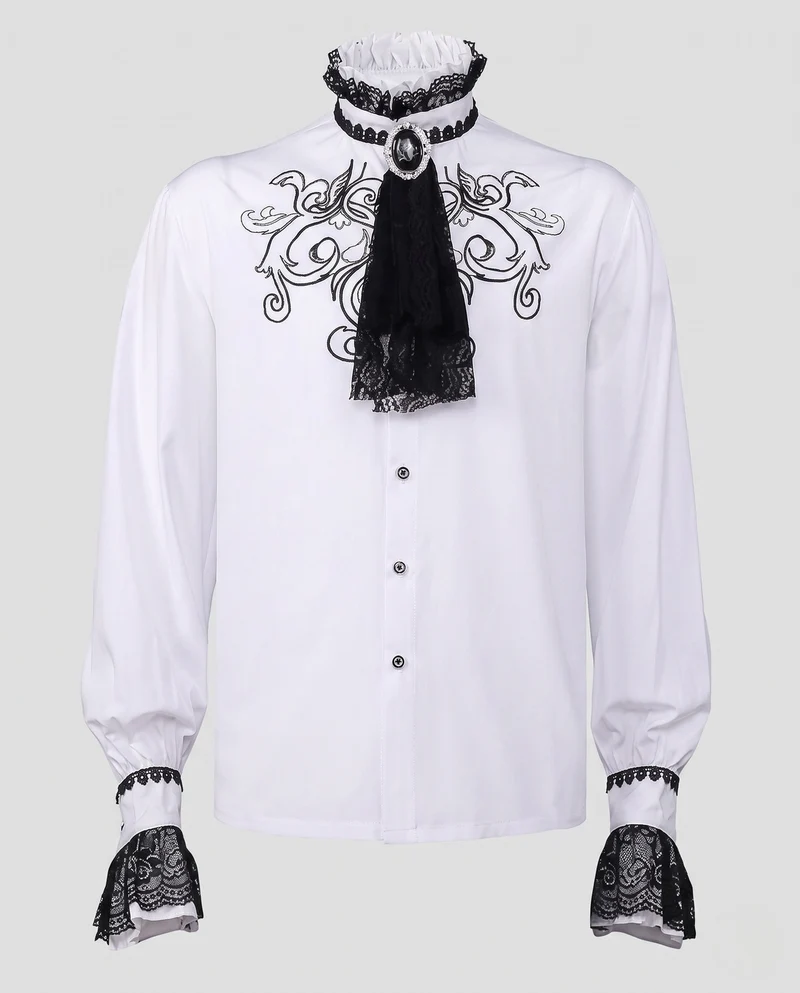 Elegantes Rüschenshirt für Damen mit Spitzenakzenten Drune
