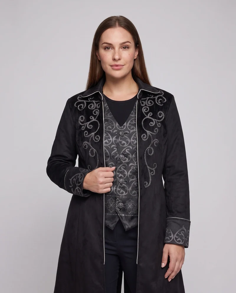 Frauen extravagante Abendjacke Drune
