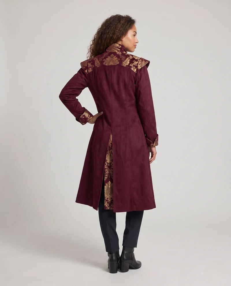 Damen Festkleid mit exquisiten Verzierungen und eleganten Hosen Drune