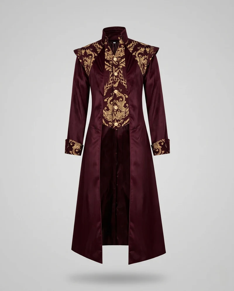 Damen Festkleid mit exquisiten Verzierungen und eleganten Hosen Drune