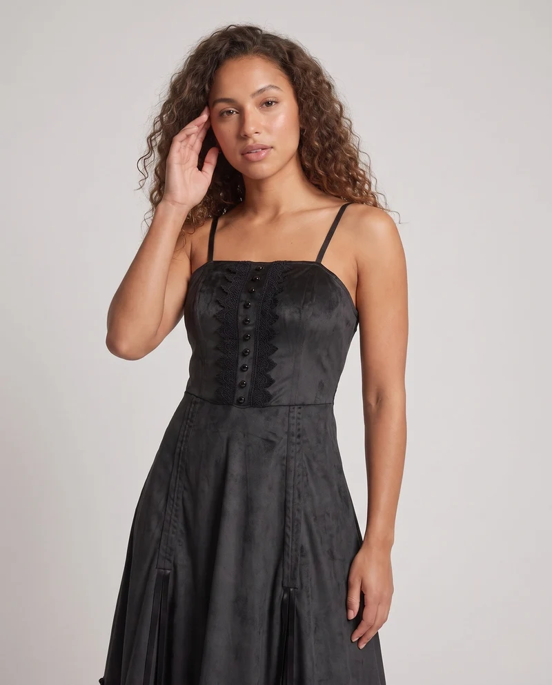 Frauen festliches lässiges Kleid Drune