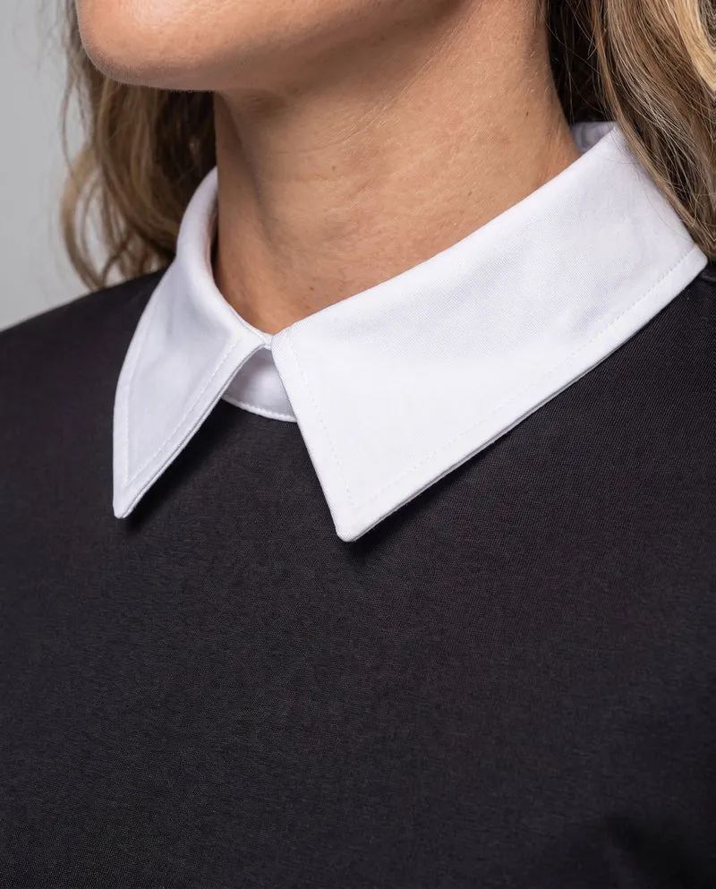 Damen-Anzugset mit Streifenmuster und elegantem Rockabschnitt Drune