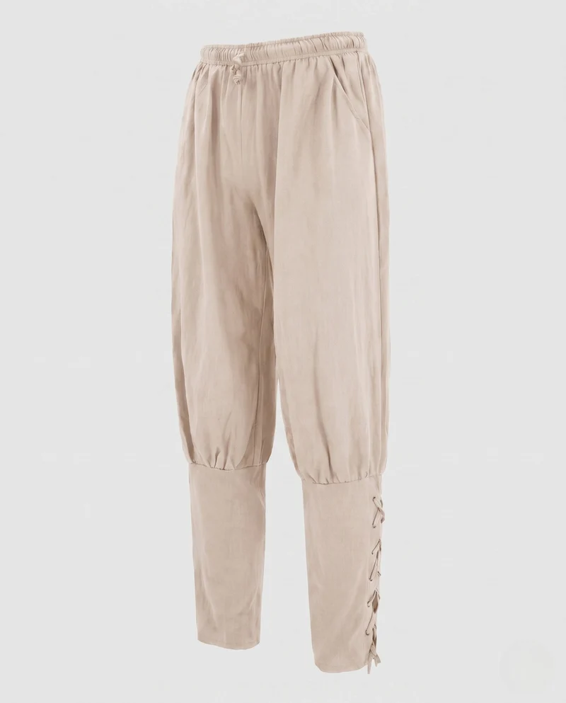Damen Freizeit-Hose mit verstellbaren Seitenschnüren Drune