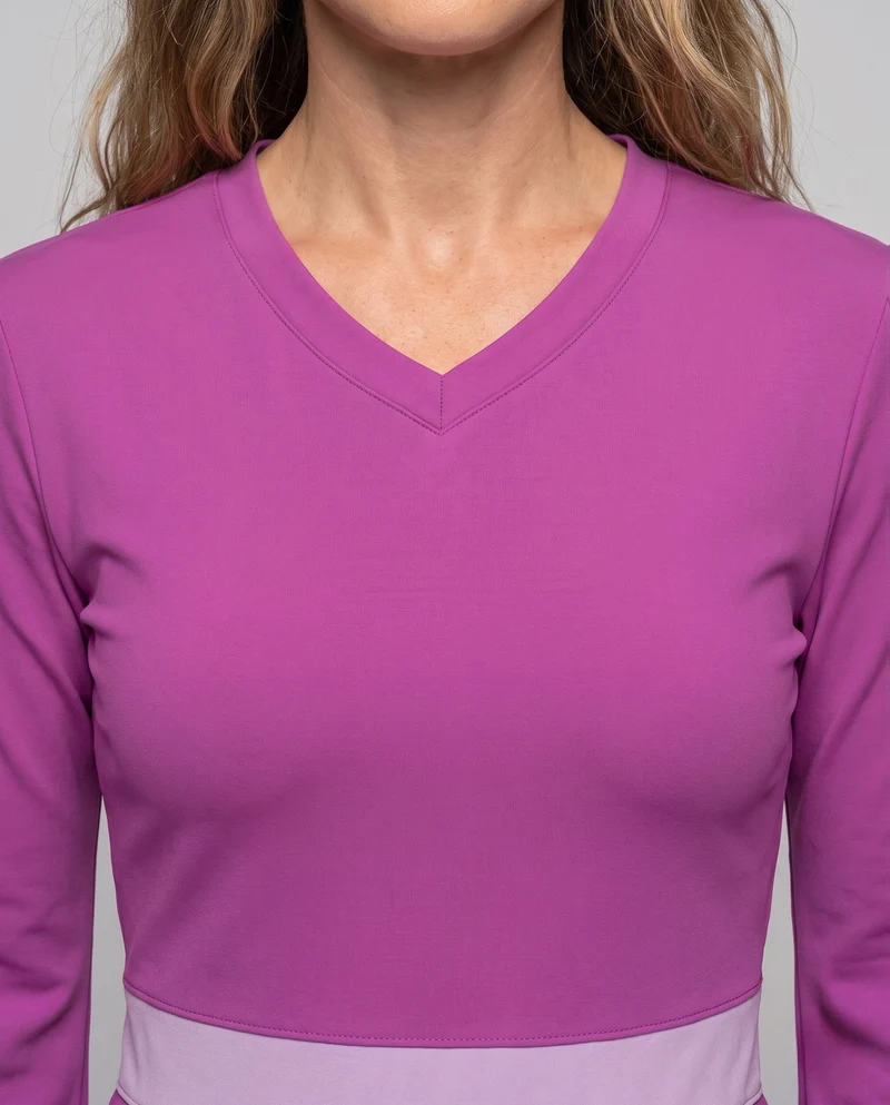 Damen Freizeitkleid mit lockerer Passform und strukturiertem Rock Drune