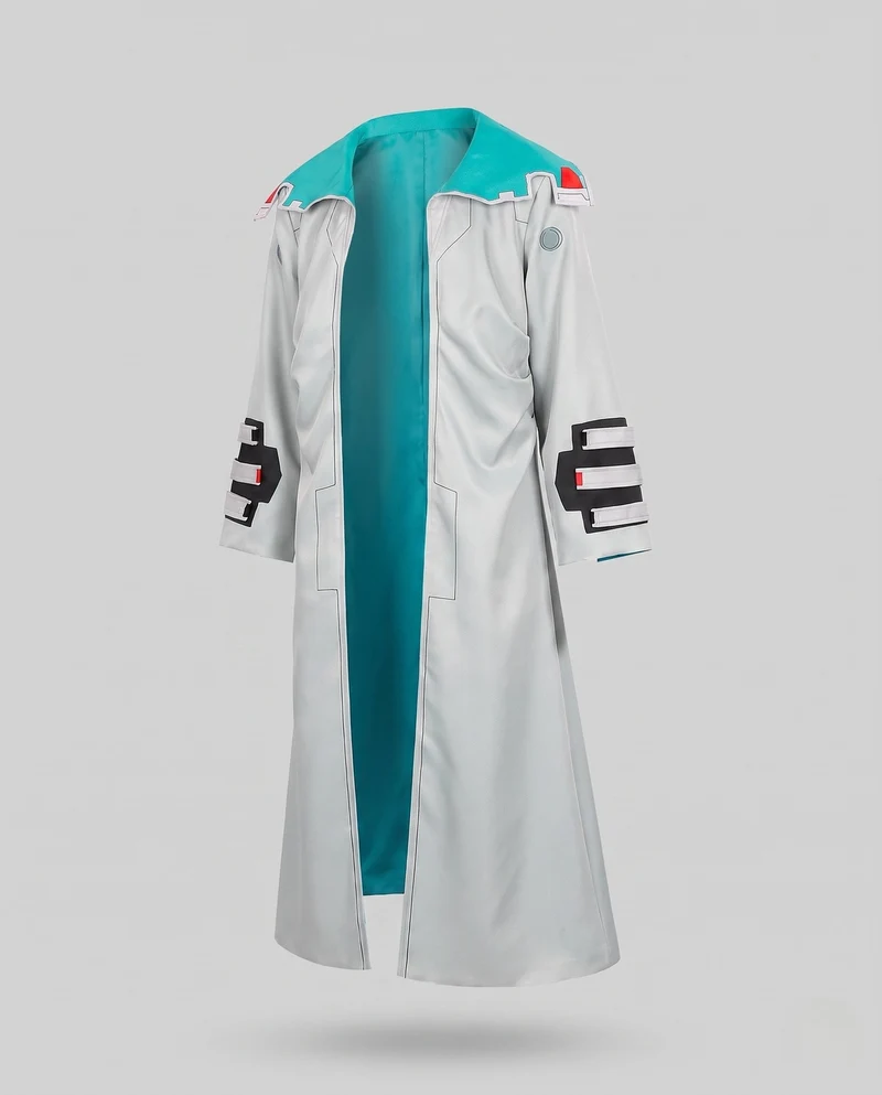 Frauen futuristisches Cosplay-Set mit robuster Jacke und passender Hose Drune