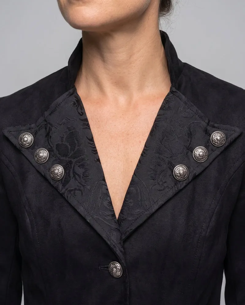 Frauen Gothic Lange Jacke Drune