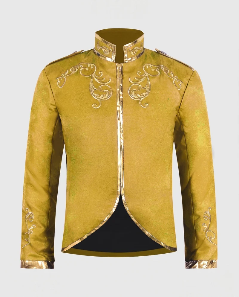 Damen historisches Kostümjacke mit aufwendigen Verzierungen Drune