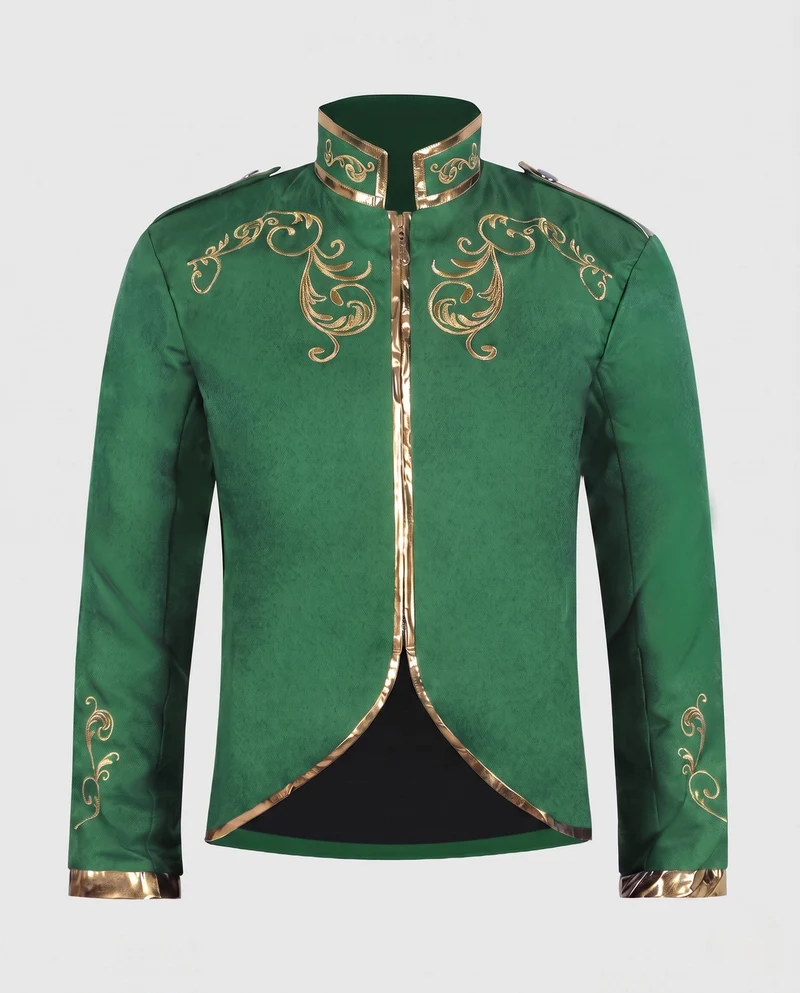 Damen historisches Kostümjacke mit aufwendigen Verzierungen Drune